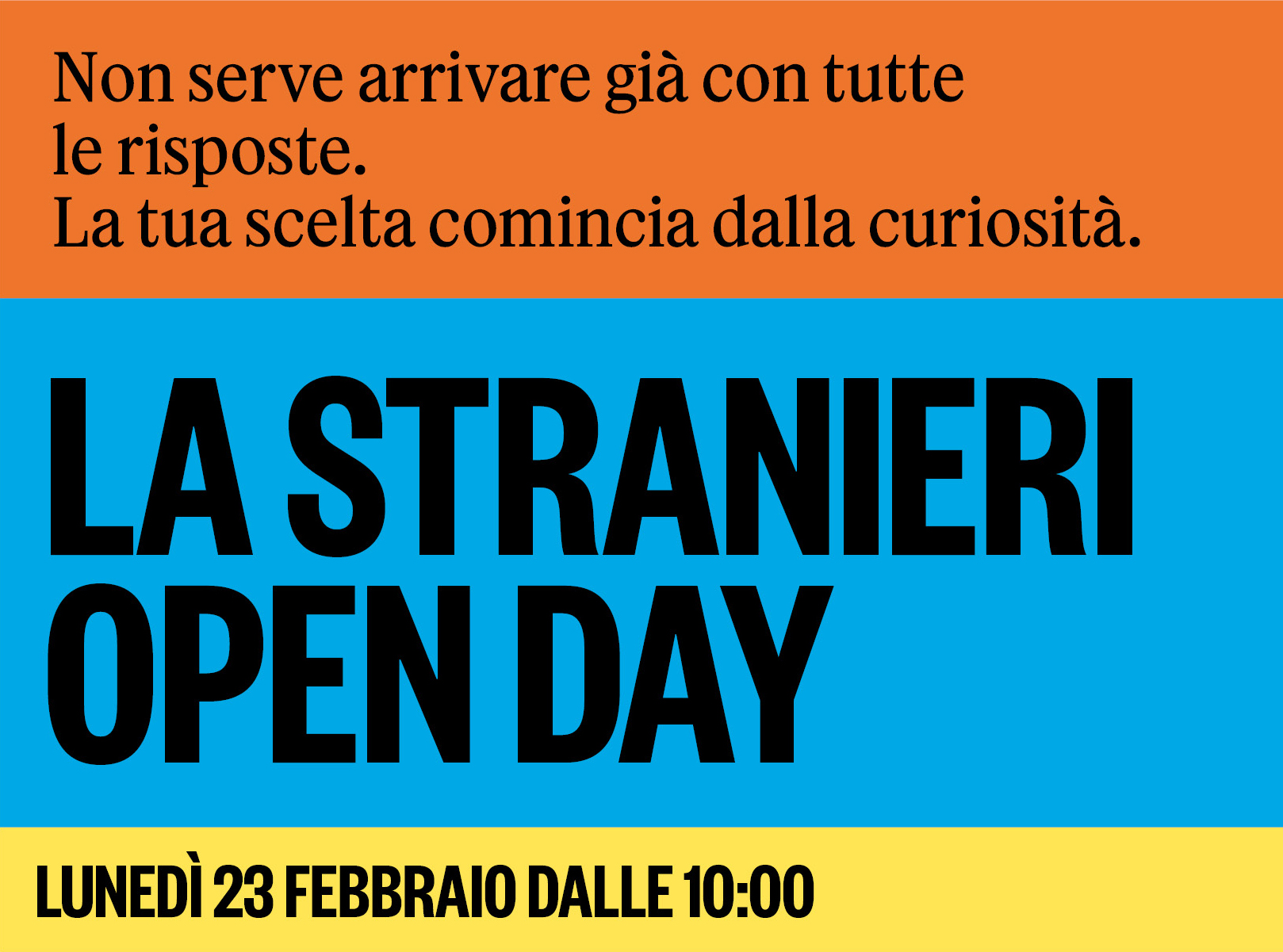 La Stranieri Open Day 2026